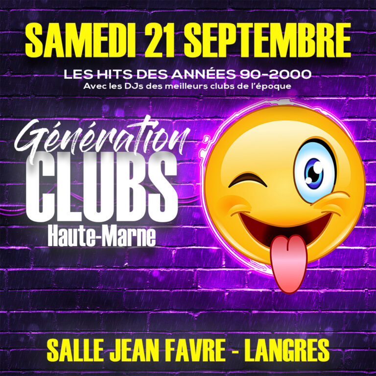 Génération Clubs Haute-Marne samedi 21 septembre 2024 - Langres